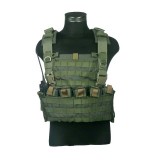 PANTAC VT-C013-OD-A Molle Wasatch Chest Rig, Olive Drab